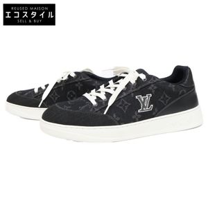 Louis Vuitton [Brand New, Unused] 2025 Model 1ACQL6 Beverly Hills Line Monogram Denim/Calf Leather Sneakers Size 7 [Used]
