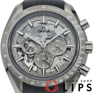 Omega Speedmaster Dark Side of the Moon Grey Side Chronograph 44.25mm Speedmaster Moonwatch Darkside of the Moon 310.92.44.50.06.002 Box Warranty Card Ceramic/Rubber Men's Watch Transparent Excellent Condition [Brand New]