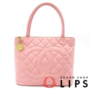 香奈兒復刻版托特包 A01804 魚子醬紋皮革女士托特包

粉紅色 [二手]