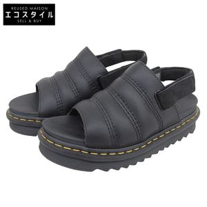Dr. Martens KOLE BLACK Leather Sandals, Women's, Black, Size 38 (UK 5), 41358001, 2025 New Release, UK 5[Used]
