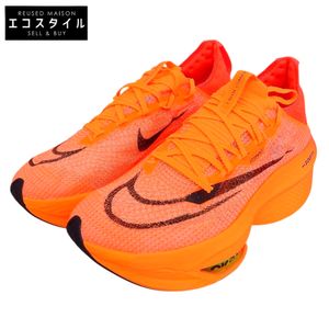 Nike Air Zoom Alphafly Next% 2 Shoes, Like New, Men's, Total Orange/Black, Size 9.5 (US), DN3555-800 [Used]