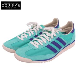 Adidas SL72 SPORTYR & RICH sneakers, men's, mint rush/power purple, size 27.5cm, JS0261, 10 1/2 (US) [Used] (Like New)