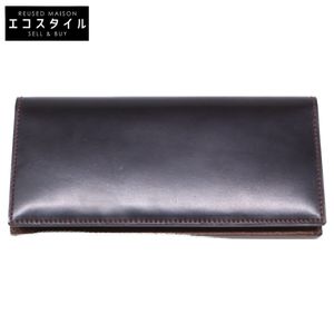 Mansou [Like New] m00000420 Double Horween Shell Cordovan/Chromexcel Bi-fold Long Wallet [Used]