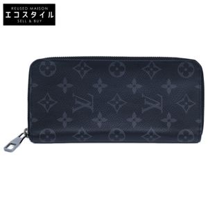 Louis Vuitton M62295 Monogram Eclipse Zippy Wallet Vertical Long Wallet [Used]