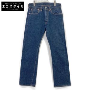 Levi's 47501-0117 Indigo 501XX BIG E Single-Sided Tab Made in USA 1947 Reproduction Denim Pants W32 L34 [Used]