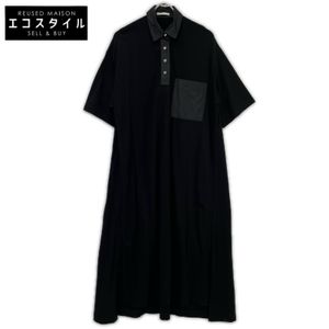 Le Phil 534-0140409 黑色單口袋 Polo 衫連身裙 1 碼 [二手]