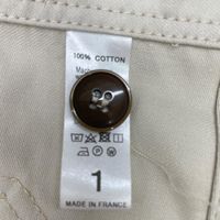 Le Travailleurs Galice 象牙色燈芯絨工作夾克，石洗色，1 碼 [二手]