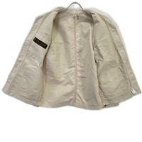 Le Travailleurs Galice 象牙色燈芯絨工作夾克，石洗色，1 碼 [二手]