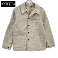 Le Travailleurs Galice 象牙色燈芯絨工作夾克，石洗色，1 碼 [二手]