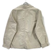 Le Travailleurs Galice 象牙色燈芯絨工作夾克，石洗色，1 碼 [二手]