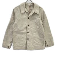 Le Travailleurs Galice 象牙色燈芯絨工作夾克，石洗色，1 碼 [二手]