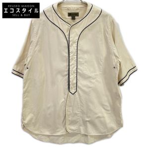 Nigel Cabourn 8046 00 11001 象牙色棒球短袖衫，46 碼 [二手]