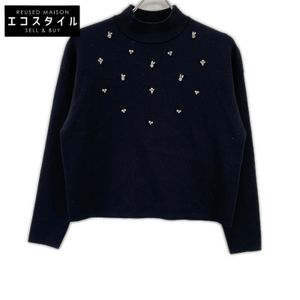 ANAYI 2026 年，黑色，刺繡套頭針織衫，38 碼 [二手]