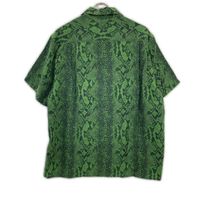 Wacko Maria 蟒蛇印花短袖夏威夷襯衫，M 碼 [二手]