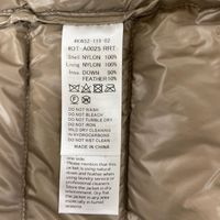 Danton DT-A0025RRT 圓領內膽羽絨服，M 碼 [二手]