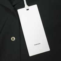 Graphpaper グラフペーパー 21SS 日本製 Matte Satin Open Collar 