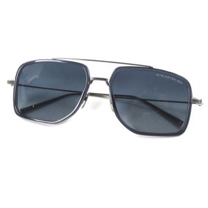 全新未使用商品 ▼ DITA DTS471 ARTOA.88X 水滴形雙樑眼鏡​​太陽眼鏡 槍灰色鏡框淨CLEAR藍鏡片：灰色 57□16-145 示範鏡片 日本製造 男士零售價：¥86,900