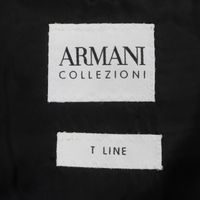 成色極佳 ▼ ARMANI COLLEZIONI T LINE 羊毛羊絨防水單件切斯特菲爾德大衣 黑色 52碼 正品男士