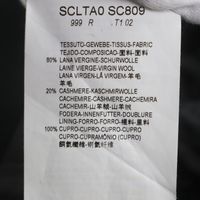 成色極佳 ▼ ARMANI COLLEZIONI T LINE 羊毛羊絨防水單件切斯特菲爾德大衣 黑色 52碼 正品男士
