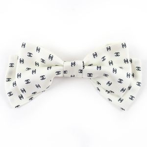 全新未使用☆香奈兒 (CHANEL) 25P Coco MarkRIBON髮夾，含白色包裝盒，義大利製，女士款