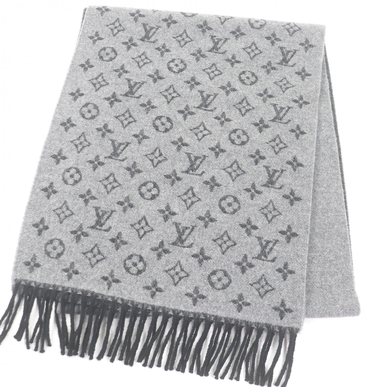 【ゆきほ様専用】正規品LOUIS VUITTON  マフラー 美品▽LOUIS VUITTON ルイヴィトン M70520 エシャルプ モノグラム
