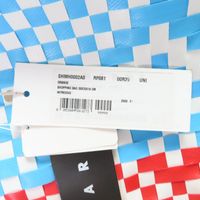 全新未使用 ★ MARNI SHMH0002A0 皮革Logo貼片編織方形野餐包手提袋 多色可選 附防塵袋 女士