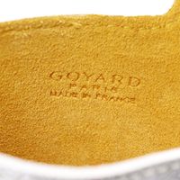 GOYARD Montmartre GM Smartphone Case/Eyewear Case MONTMAGMLTY01CL03P PVC x Leather Made in France White Montmartre GM Unisex [Used]