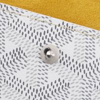GOYARD Montmartre GM Smartphone Case/Eyewear Case MONTMAGMLTY01CL03P PVC x Leather Made in France White Montmartre GM Unisex [Used]