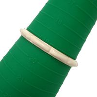 미품 버버리 3점 세트 메탈 화이트 화이트 물 금 뱅글 0484【중고】BURBERRY