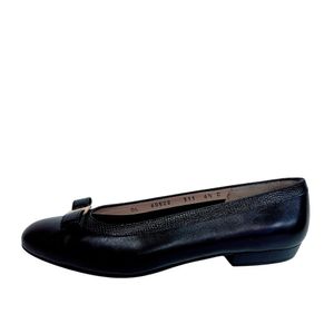 [Used] Salvatore Ferragamo Ferragamo 23.5 60522 Vara RIBON Pumps Black