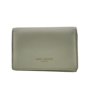 [Used] SAINT LAURENT 360432 6-ring key case, brand name, white