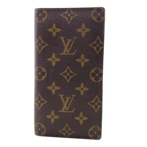 [Used] LOUIS VUITTON Louis Vuitton M61823 Portefeuille Cartes Crédit Monogram Billfold Wallet Brand Braun