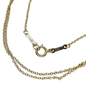 TIFFANY&Co./Tiffany Necklace Chain Only, K18 Gold, 1.7g, 40.5cm, Women's [Used]