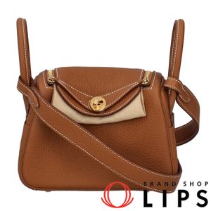 愛馬仕 Lindy Mini Taurillon Clemence 女士單肩包

金色 [全新]