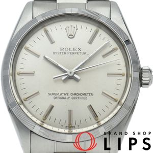 롤렉스 오이스터 퍼페추얼 맨즈 시계 앤티크 Oyster Perpetual 1003(5) SS 맨즈 시계 실버 마무리 1978년 미품 【중고】