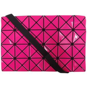 Unused ISSEY MIYAKE MIYAKE BAOBAO Lucent BB61 AG633 PVC Polyester Pink Shoulder Bag 0687 [Used]