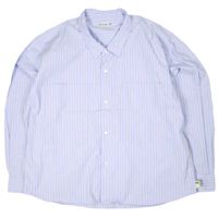 SSZ エスエスズィー 25AW W/ATN SHIRTS ルーズネックストライプシャツ 