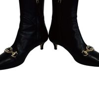 中古】GUCCI グッチ 23 577157 ショートブーツ インターロッキングG 