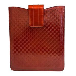 [二手] GUCCI 256575 手機殼，Guccissima，iPad 保護套，橘色