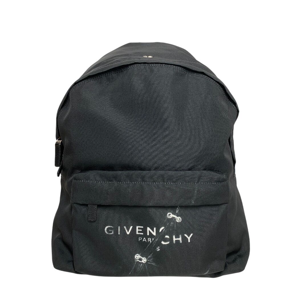 [Used] GIVENCHY BK508HK17P Essential U Logo Backpack/Daypack Bag ...