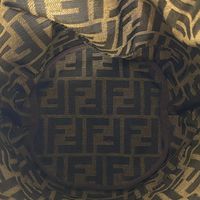 中古】FENDI フェンディ FXQ891 バケット ズッカ その他帽子 ベージュ 
