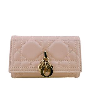 [Used] Dior Lady Key Case, Pink