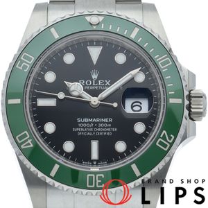 Rolex Submariner Date Watch Green 126610LV, Box, Warranty, Stainless Steel, Men's Watch, Black, Excellent Condition [Brand New]