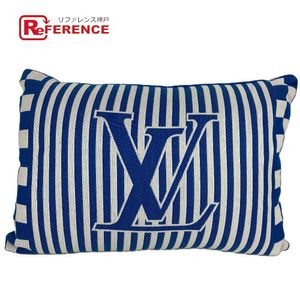 LOUIS VUITTON 쿠션 LV 로고 스트라이프 쿠션