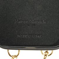 Maison Margiela Margiela iPhone 14 Pro Case, Grained Calf Leather, Chain Strap, Unused, Logo, Beige, Smartphone Case, SA1VZ0023 P6421 T2070