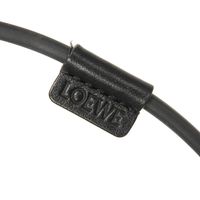LOEWE Anagram iPhone 14 Pro Max Case with Neck Strap, Embossed Logo, Diamond Rubber, Black, Smartphone Case C987R22X01