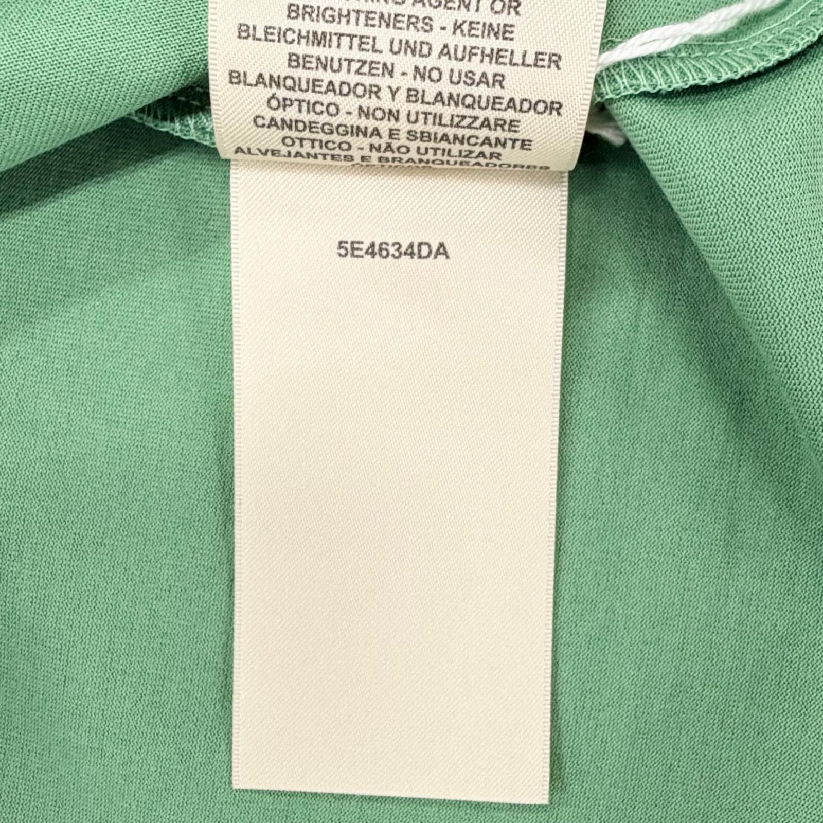 未使用品◇HERMES エルメス 25SS 5E4634DA カルトゥッシュ コットン100％ ショートスリーブ 半袖Ｔシャツ Vert Opaline (グリーン) 36 フランス製 レディース 未使用品◇HERMES エルメス 25SS 5E4634DA カルトゥッシュ コットン100