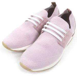 Excellent condition □ Loro Piana 360 LP FLEXY WALK Seamless Low-Cut Knit Sneakers, Pink, Size 41, Made in Italy, Men's.