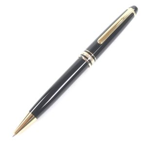극미품 □ MONTBLANC 몽블랑 마이스터스튁 클래식 볼펜 블랙 골드 케이스 포함 독일제 남성 필기 확인 완료