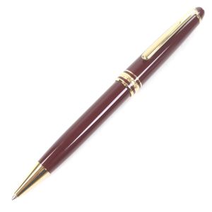 미품 □ MONTBLANC 몽블랑 빈티지 마이스터스튁 클래식 - 트위스트식 볼펜 보르도 골드 서독제 남성 필기 확인 완료